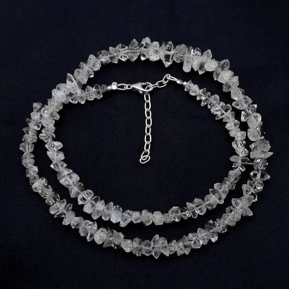 Herkimer Diamond beaded necklace