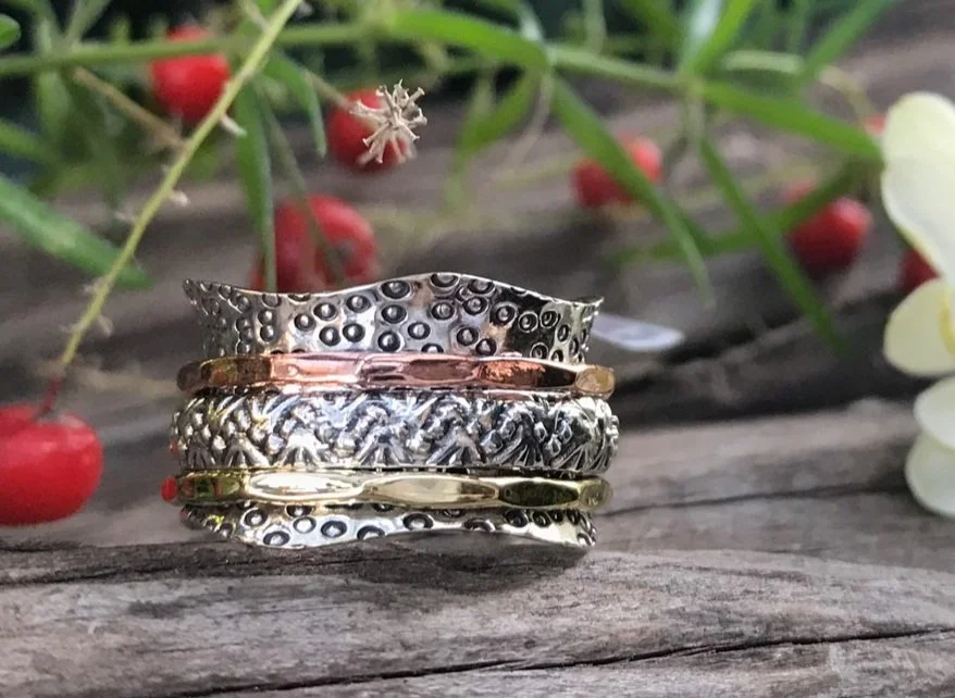 FIDGET SPINNER WOMENS RING