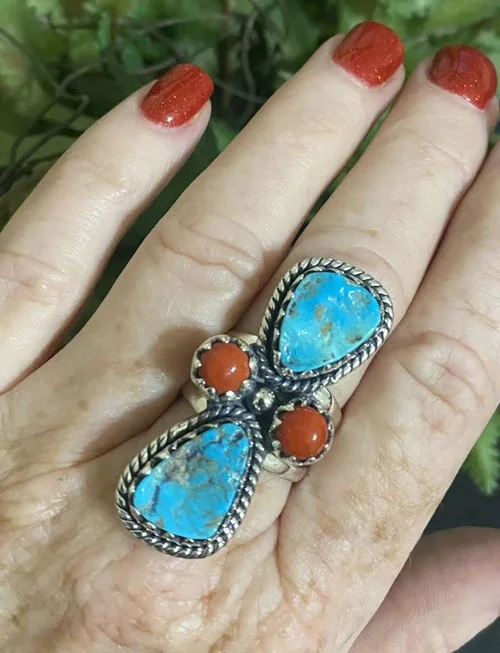 Sterling silver gemstone rings