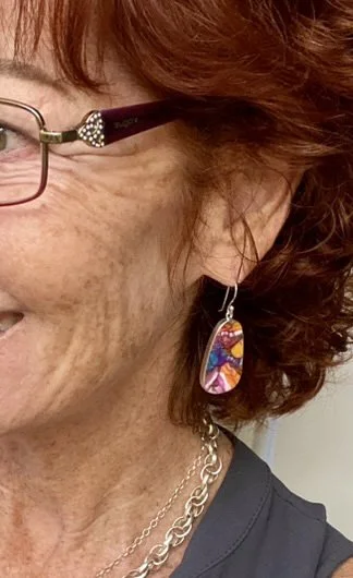 Healing Stones, Bohemian Accessories, Artisan Earrings, Colorful Earrings, Natural Stone Jewelry, Chakra Healing Jewelry, Turquoise Jewelry, Unique Handmade Earrings.