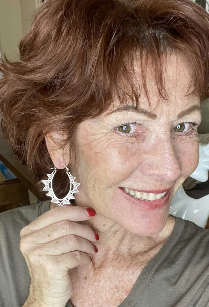 Sterling silver earrings, Hoop earrings, Sunburst design earrings, Elegant sterling silver hoops