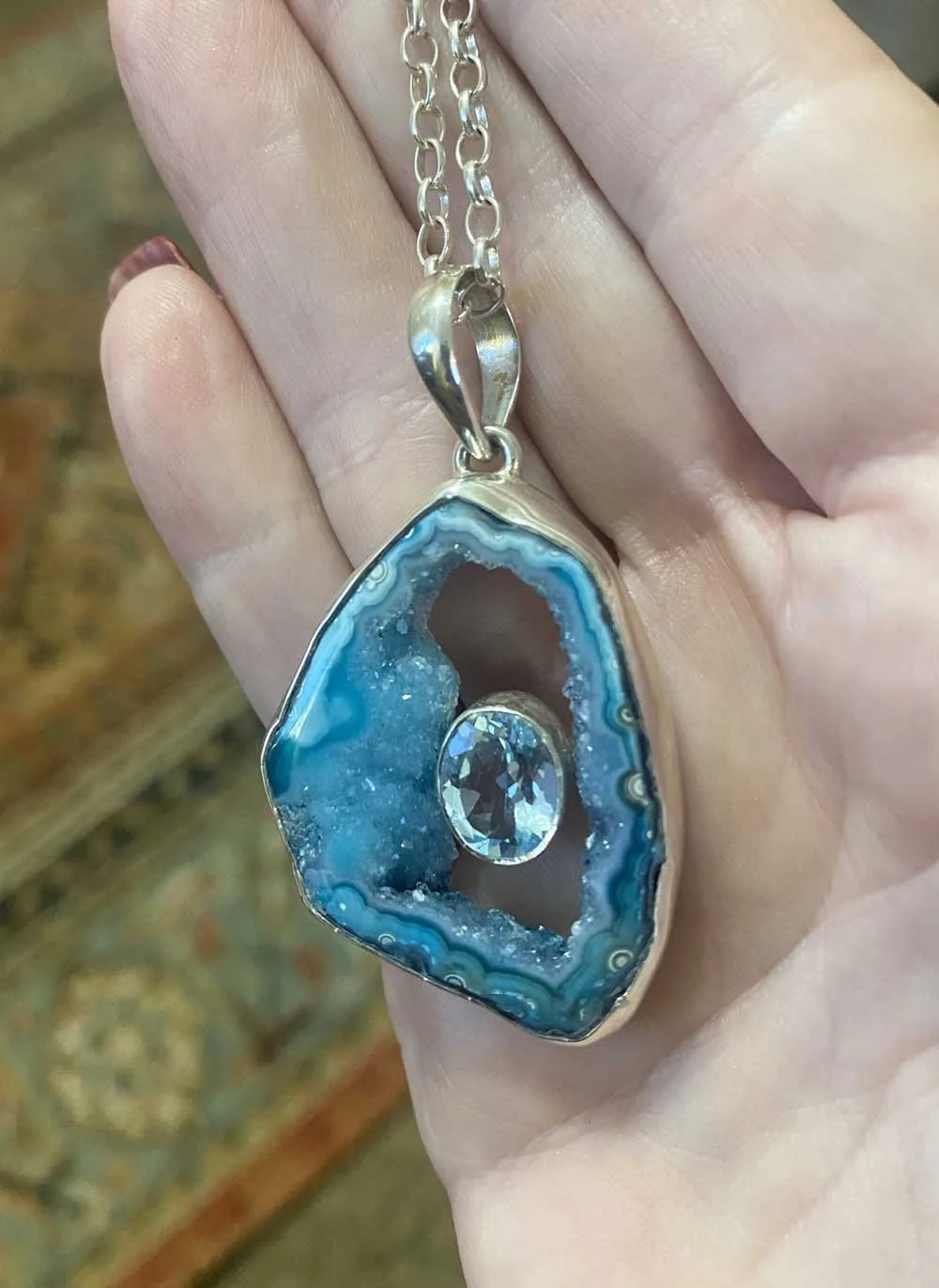 Gemstone Pendant  Crystal Healing Jewelry  Artisan Jewelry  Boho Chic  Spiritual Jewelry  Healing Stones