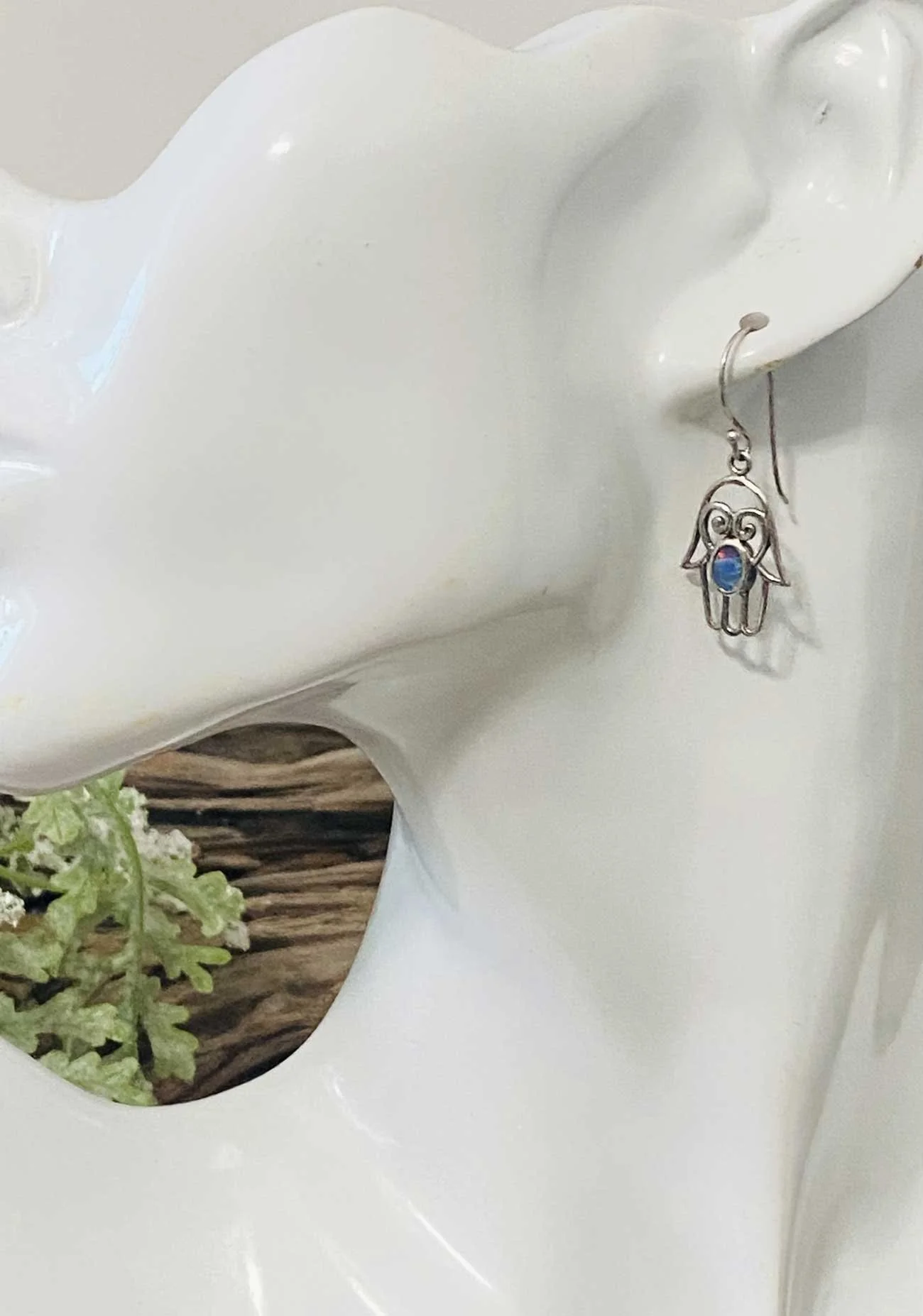 Protective Jewelry  October Birthstone  Spiritual Earrings  Bali Handmade