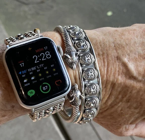 Sterling silver meditation jewelry, Handcrafted Buddha cuff, Zen Buddha bracelet, Artisan spiritual jewelry, Peaceful Buddha bracelet, Silver mindfulness cuff.