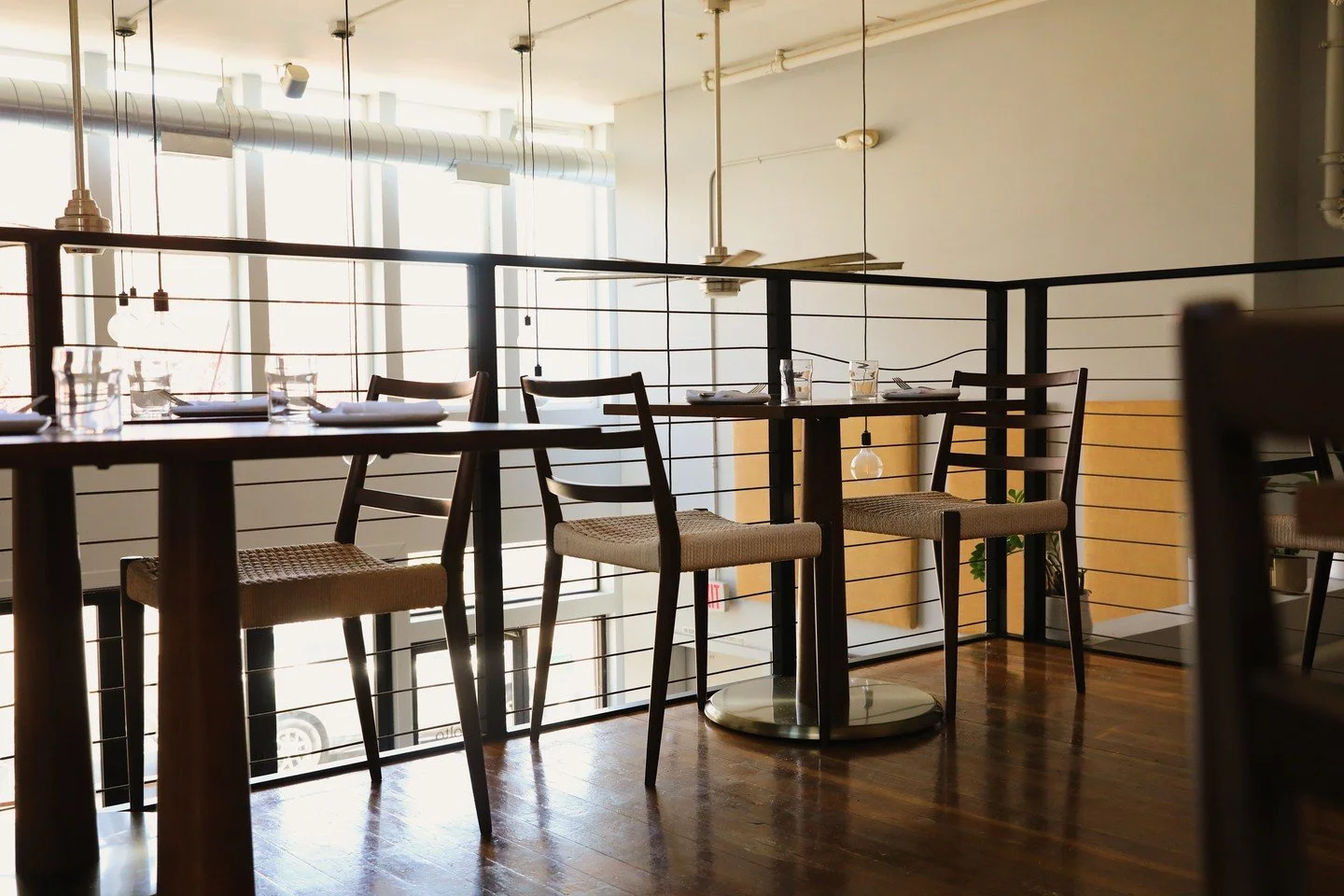 The mezzanine is one of our favorite places to sit.

Overlooking the dining room, where you can take it all in while still feeling part of the moment.✨

Reserve your table at our link-in-bio.