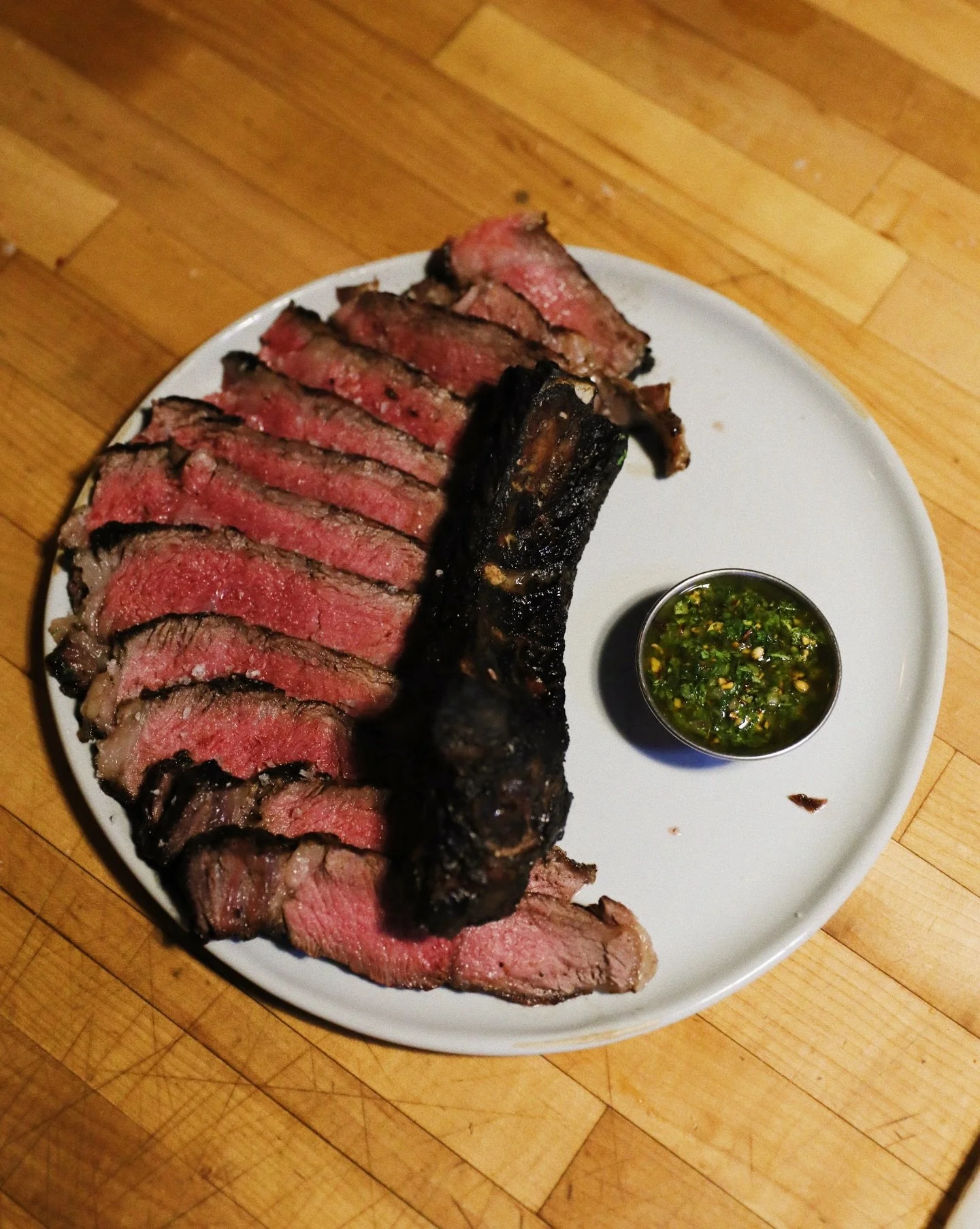 Hot off the grill! 🔥 Mishima Reserve American Wagyu, finished with a bright, herb-forward chimichurri.

#steakdinner #seattlerestaurant #westseattle #seattleeats