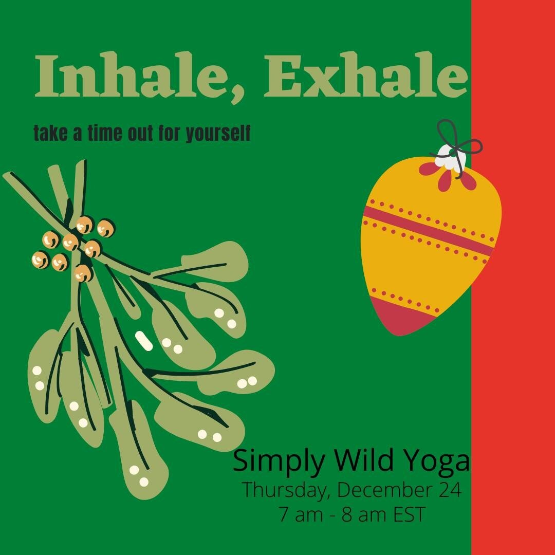 Take pause.
Inhale, Exhale

Virtual Yoga Class
Christmas Eve Morning (12/24)
7 am - 8 am

Link in profile.

#enflyte #perform #mindovermatter #betweentheears #yogaforathletes #simplywild #yoga #mentalskills #mindfulness #believe  #selfcare #virtualyo