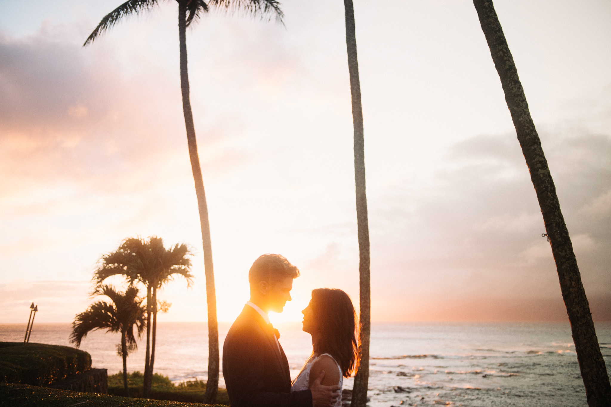 Merrimans Maui Wedding sunset