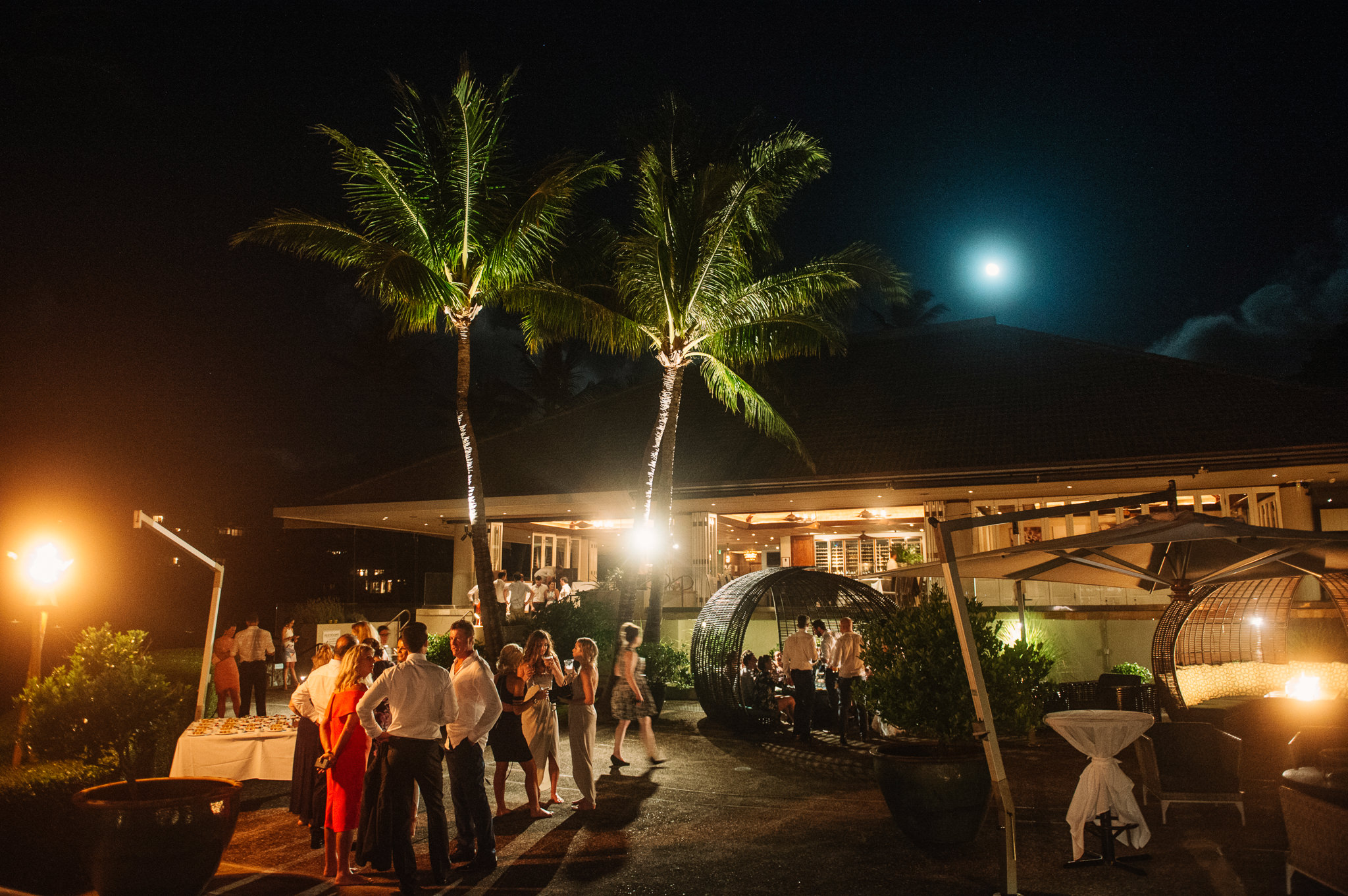 Merrimans Maui Wedding reception