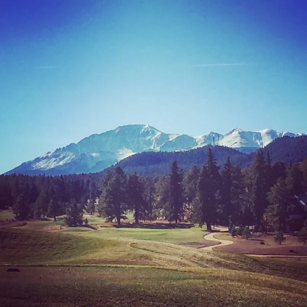 View from Shining Mountain Golf Club