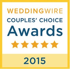 2015 WeddingWire Couples' Choice Recipient