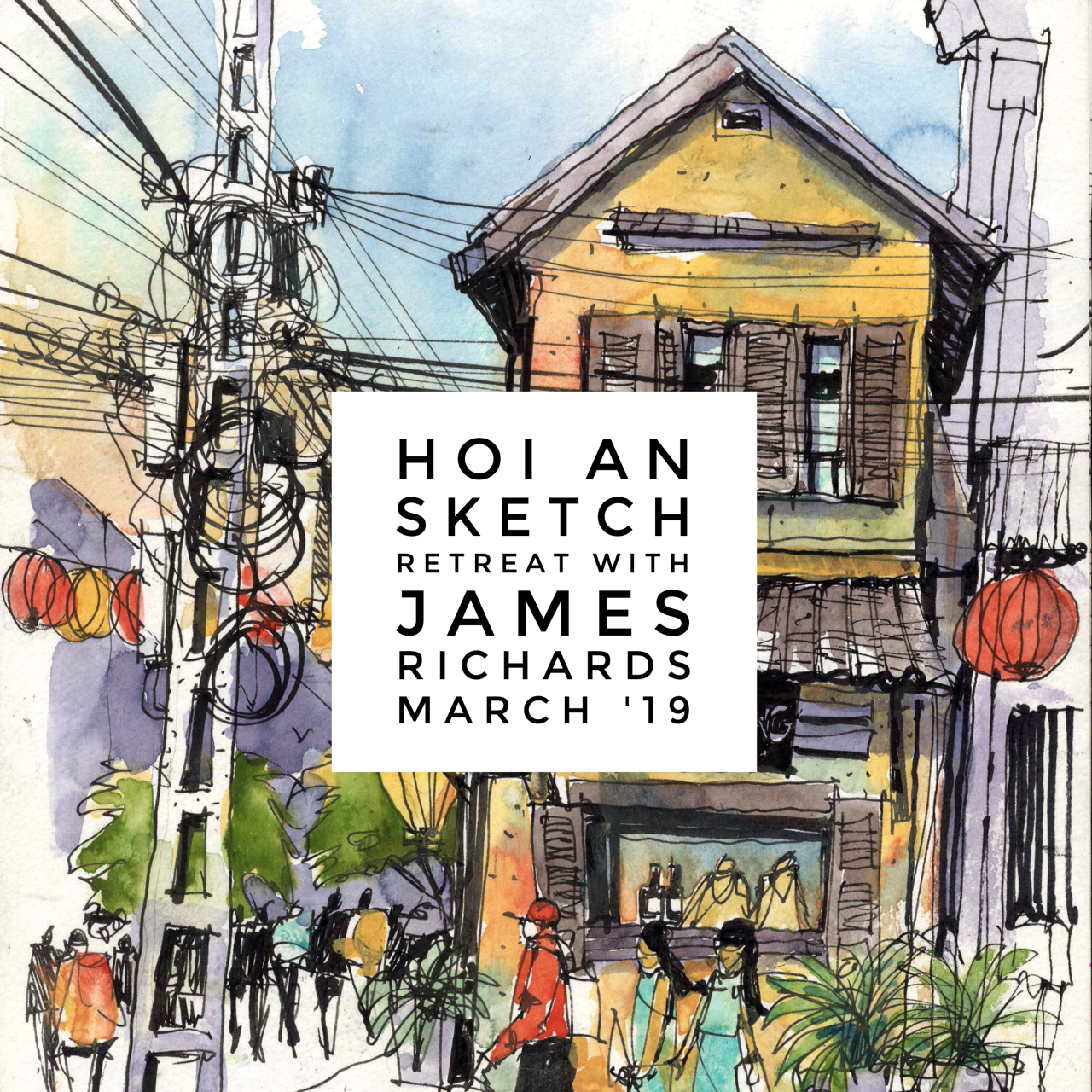 Art Food Culture Retreat Vietnam Sketching with James Richards