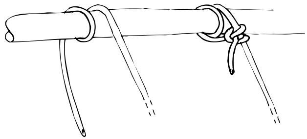 Round turn half hitches