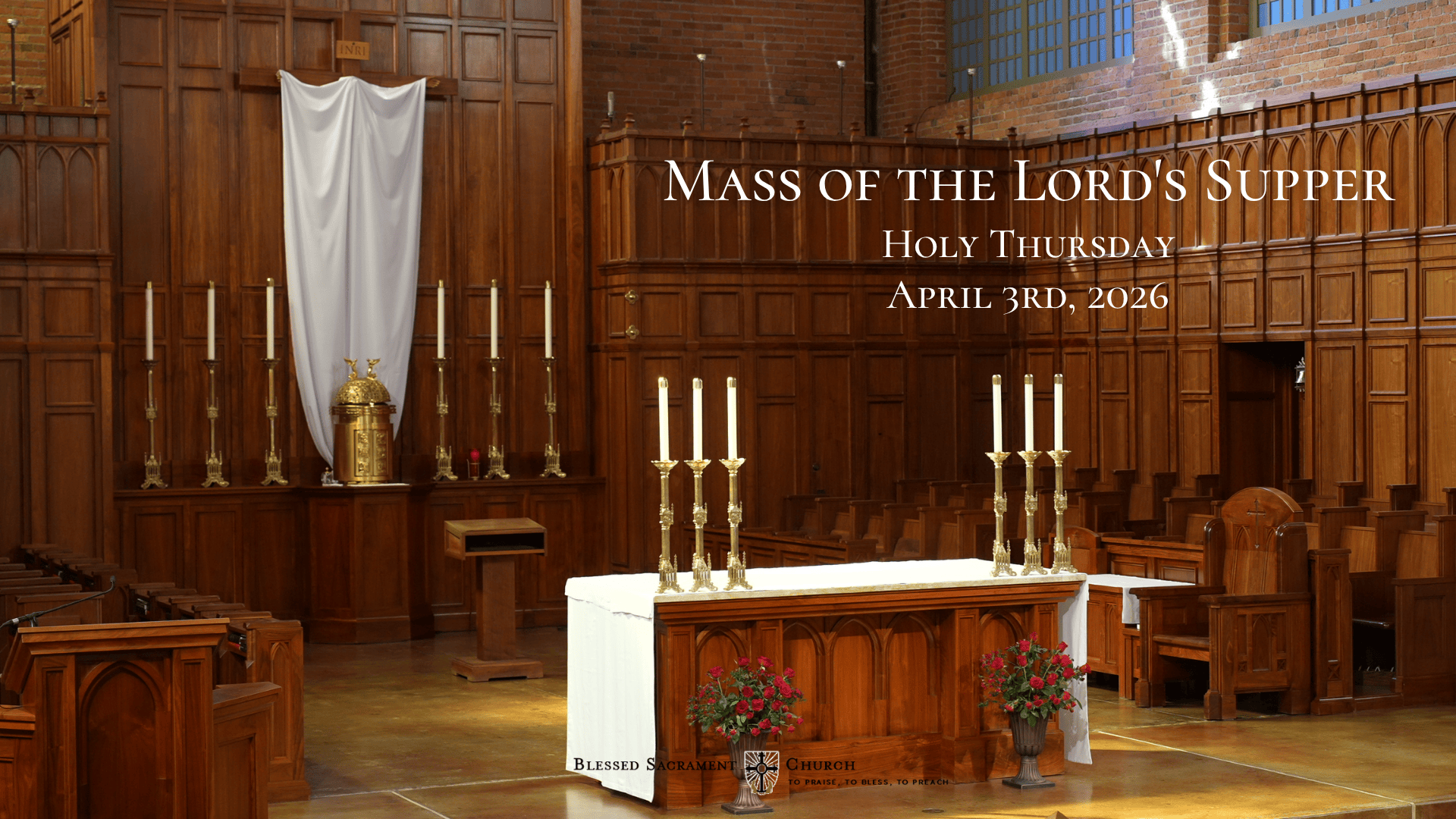 Holy Thursday Mass of The Lord’ Supper