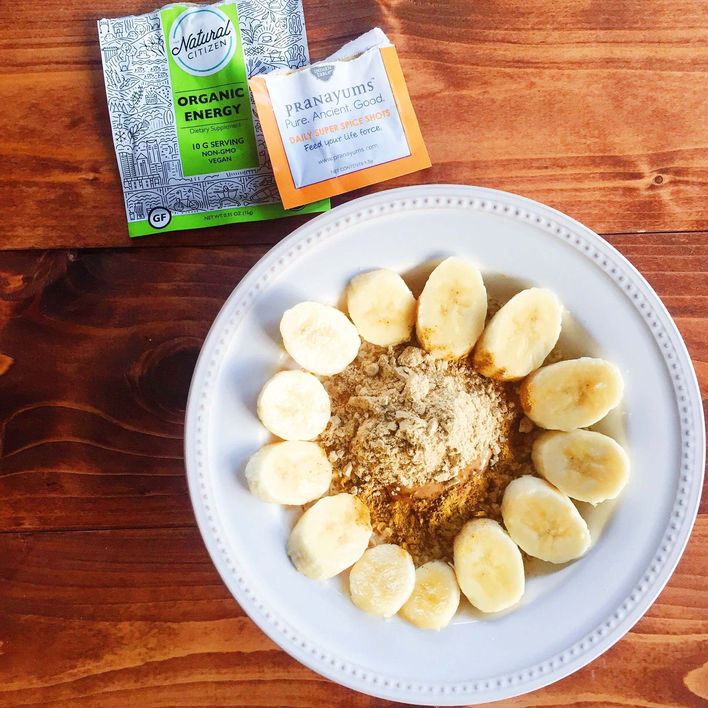Mix Pranayums in with your favorite oatmeal combo.