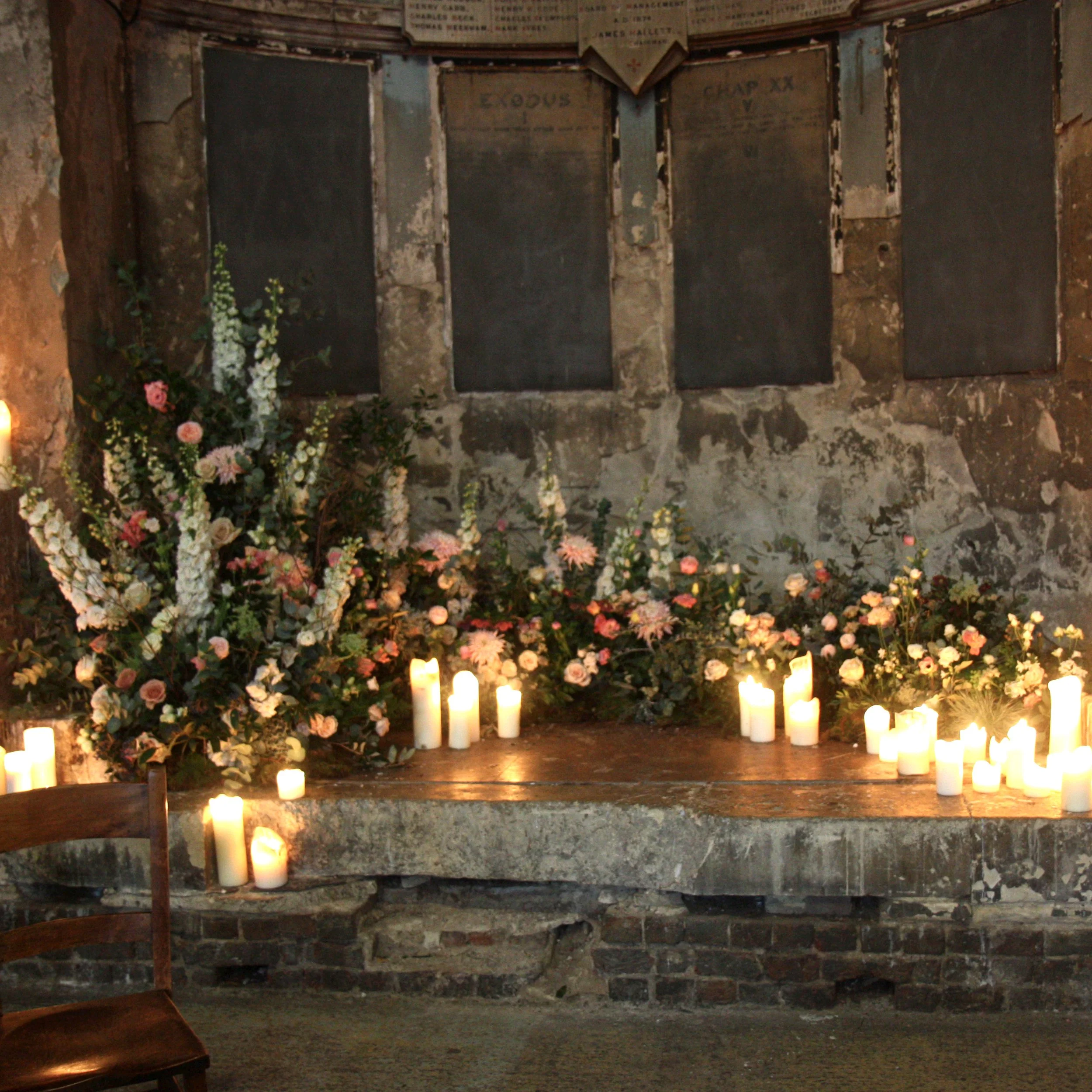 Garden Wedding at the Asylum Chapel