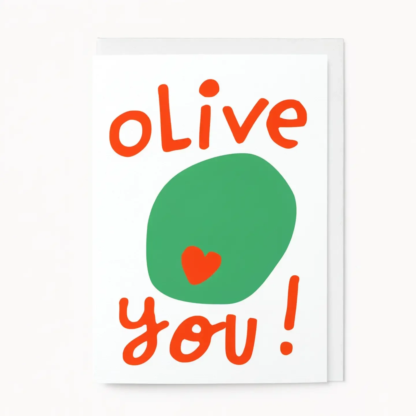 Olive You - Greeting Card