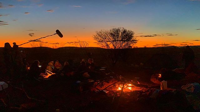 Ngaanyatjarra lands camping a few weeks ago - listening to the women sing, share Dreaming, paint, hunt and sleep by the fire, under the infinite stars. This was my favourite ✨ walykumunu 🧡I hold space and utmost respect for you all and your country.