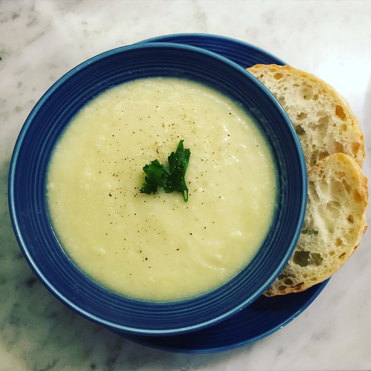 Cauliflower and Leek Soup