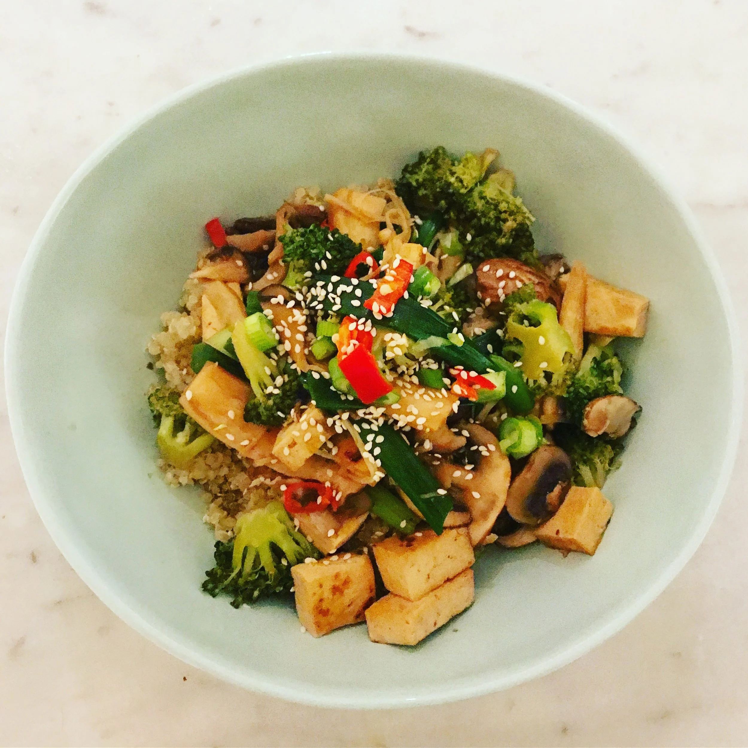 Miso Mushroom Bowl