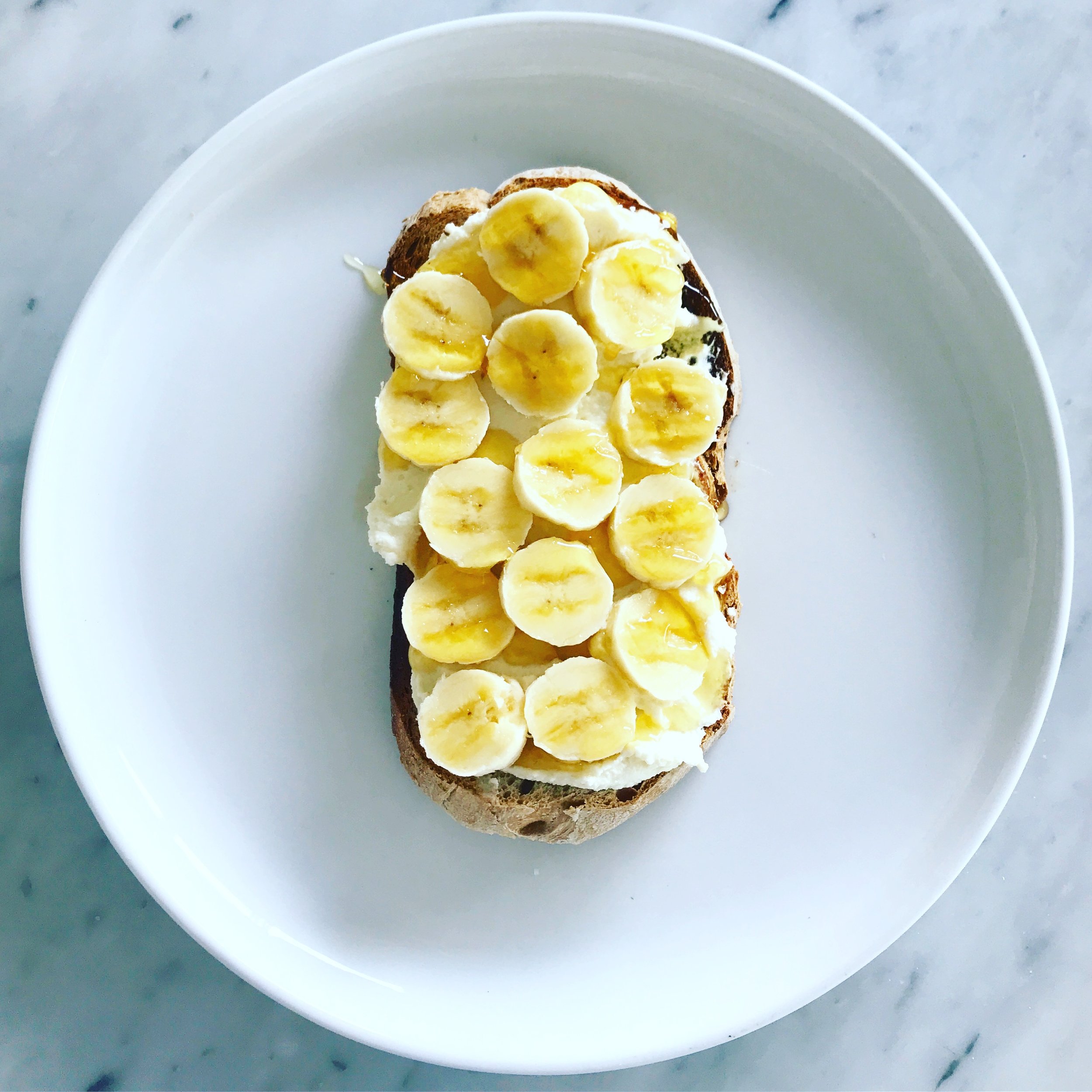Banana and Ricotta Toast
