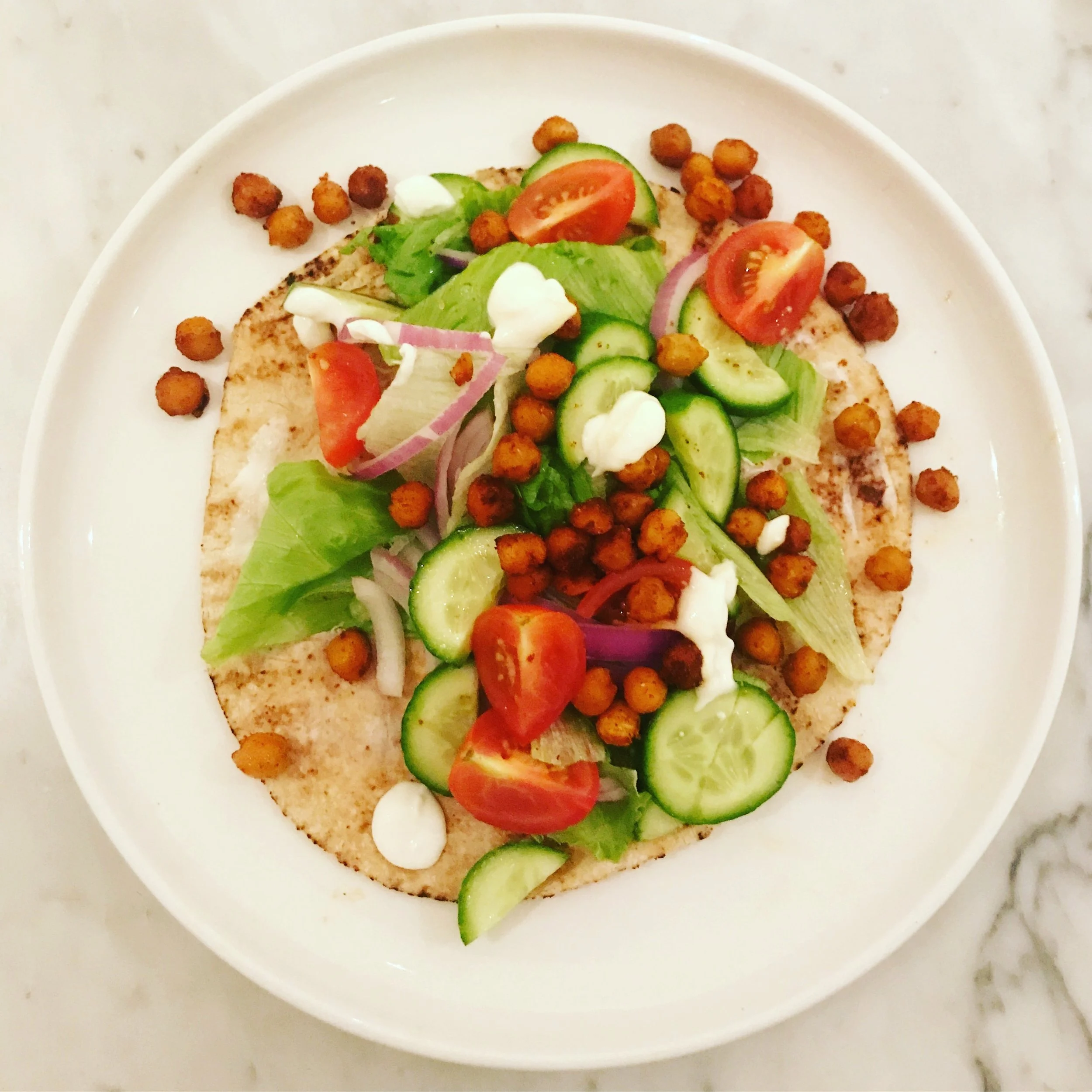 Roast Chickpea Wrap