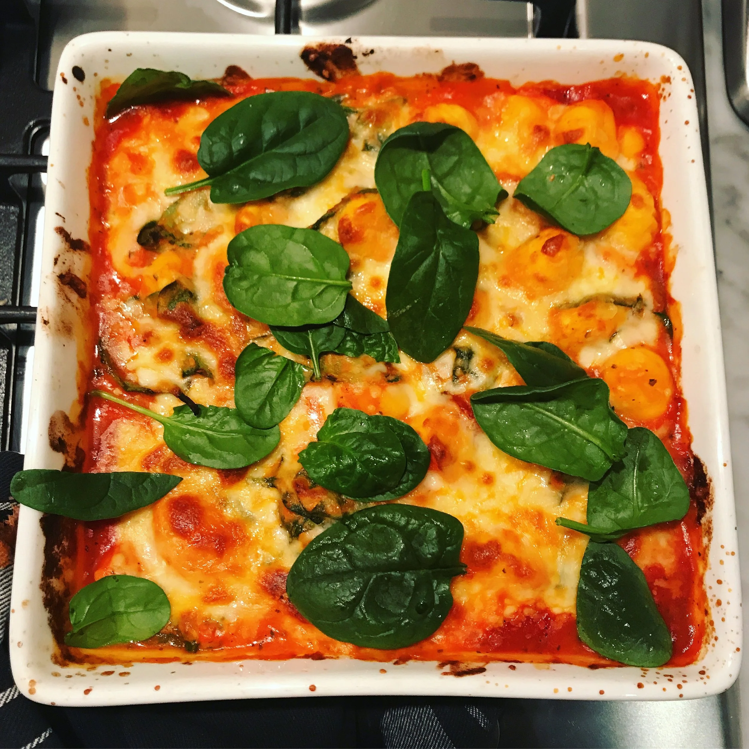 Ricotta and Spinach Gnocchi Bake