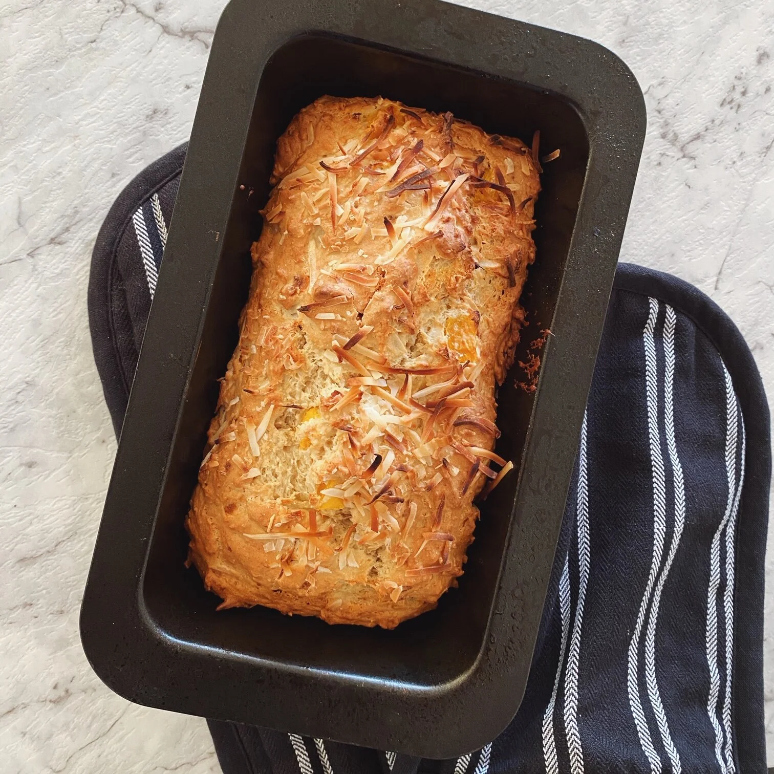Coconut, Banana &amp; Mango Bread