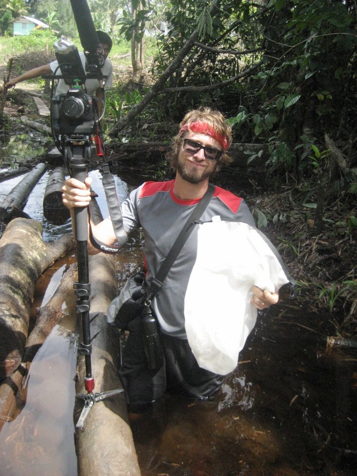 I fell into a swamp - but the camera was okay. Wakapoa, Guyana. Feb. '13.