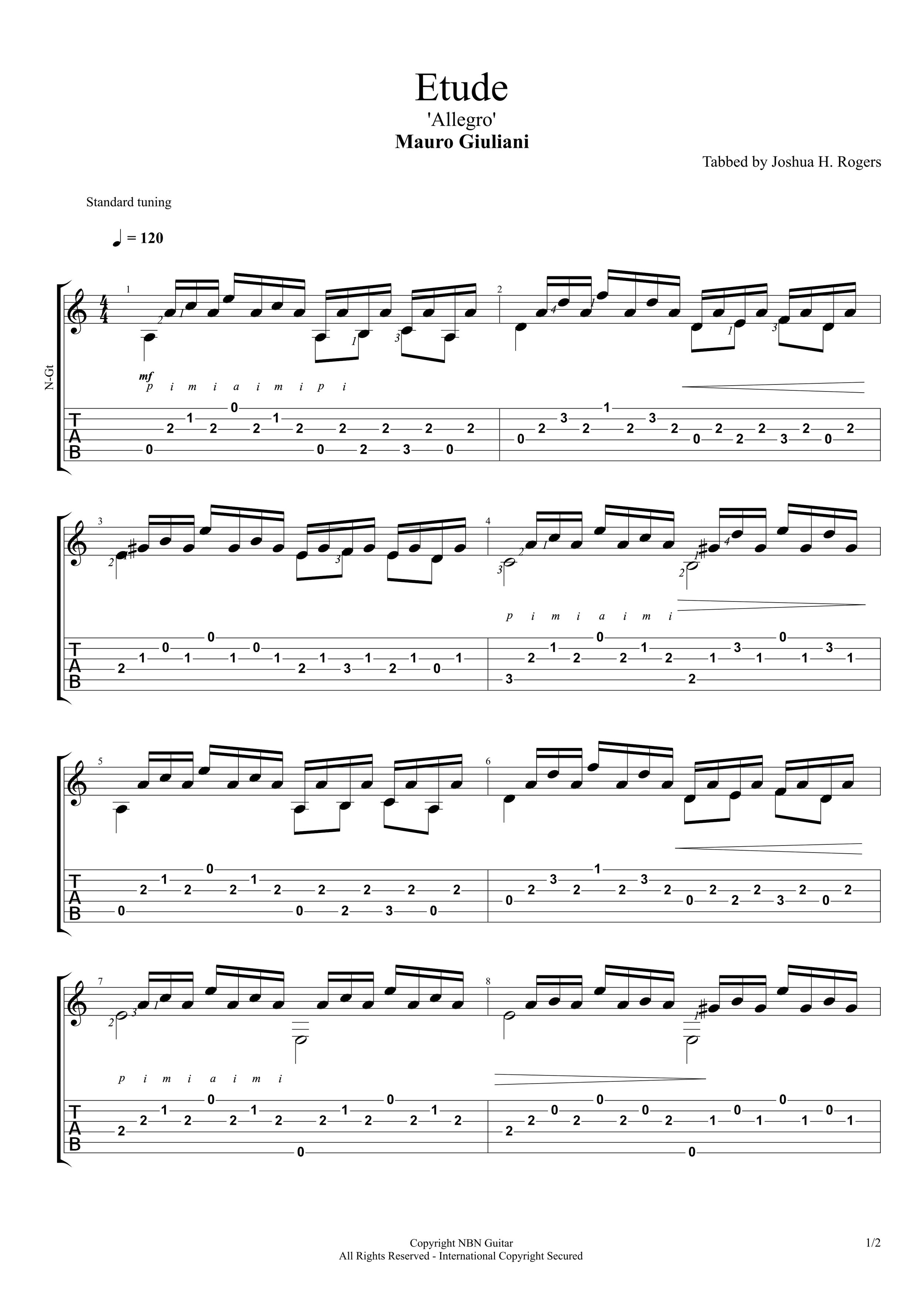 Etude 'Allegro' Guiliani (Sheet Music & Tabs)-p3.jpg