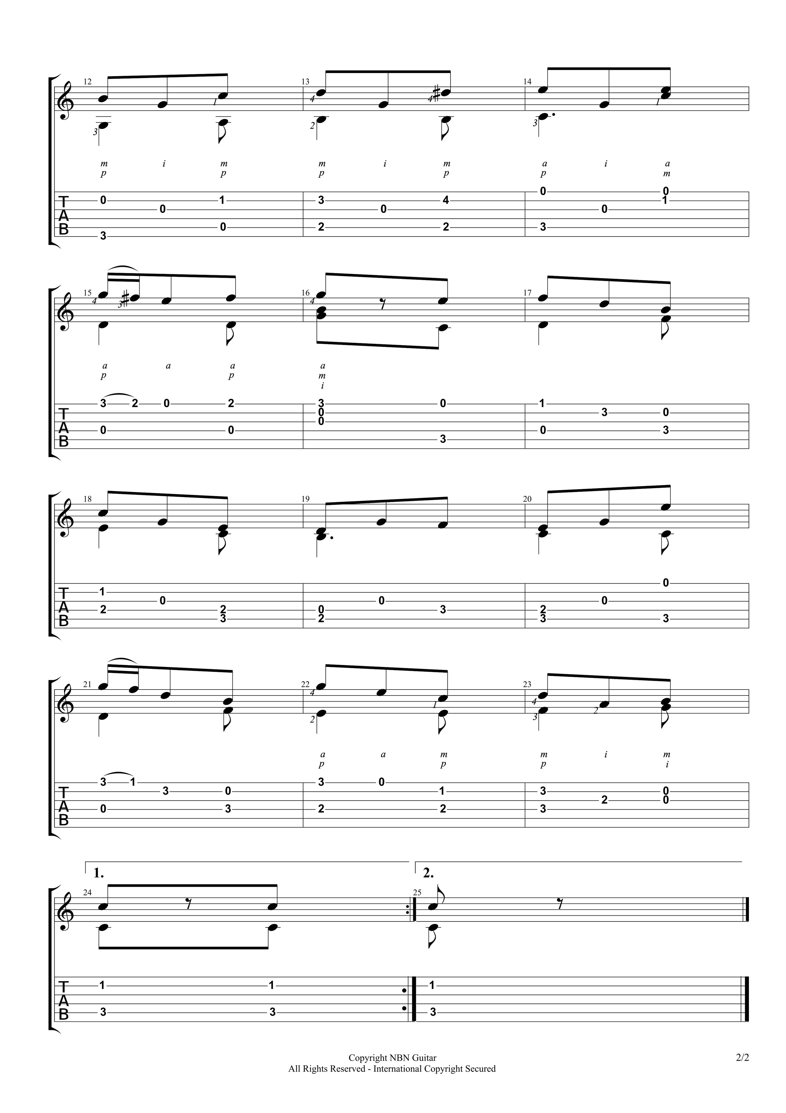 Etude No. 2, Op. 35 - Fernando Sor (Sheet Music & Tabs)-p4.jpg