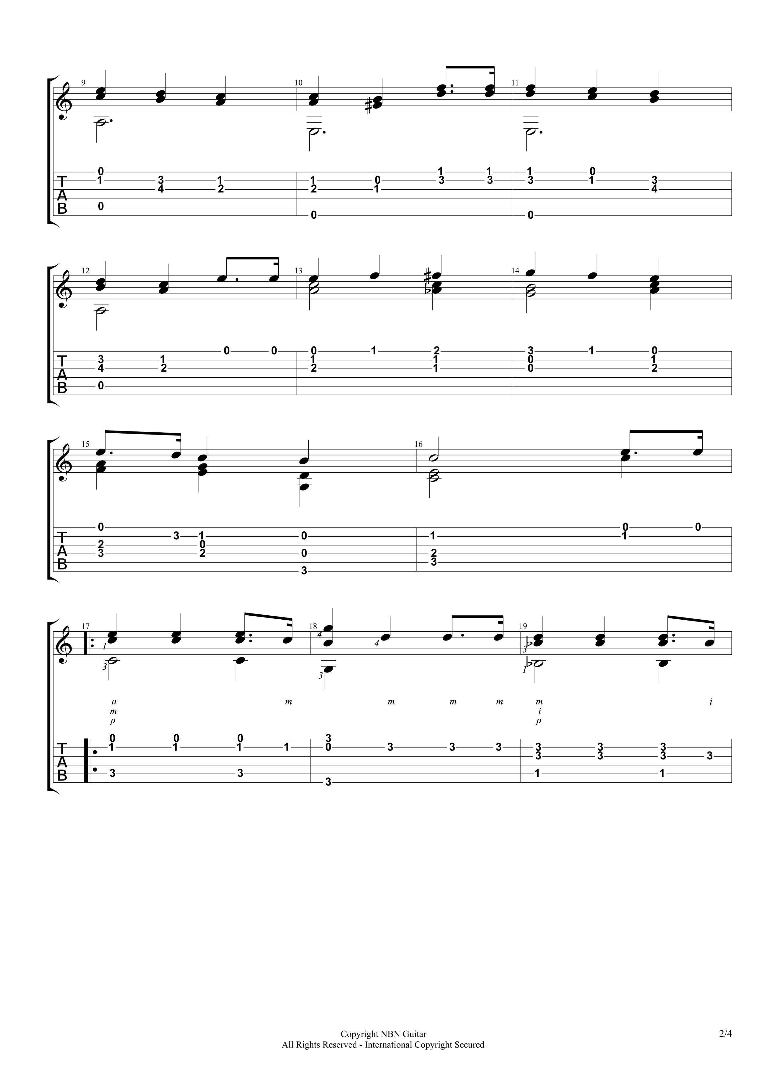 Etude No. 3, Op. 35 - Sor (Sheet Music & Tabs)-p4.jpg