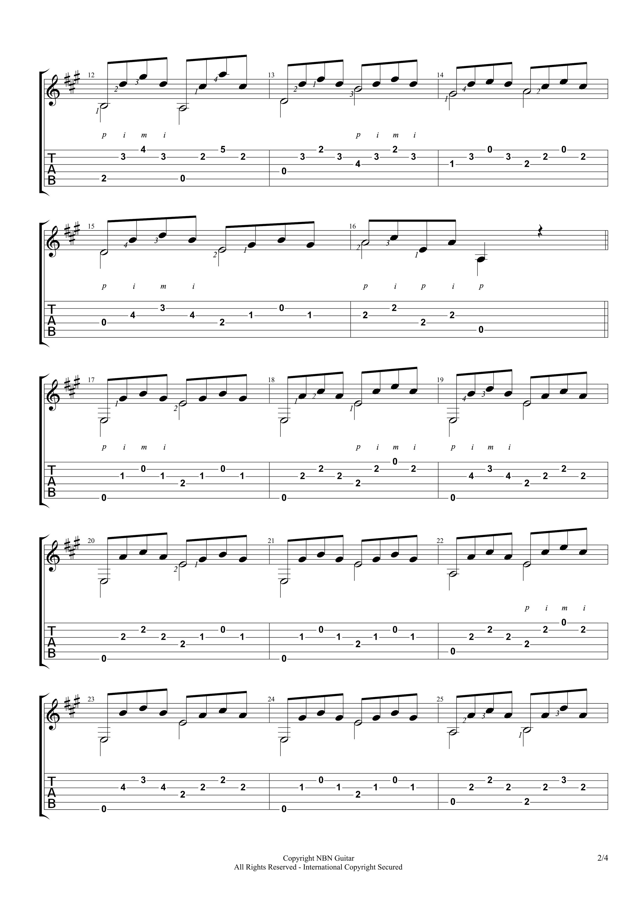 Etude No. 9, Op. 35  - Sor(Sheet Music & Tabs)-p4.jpg
