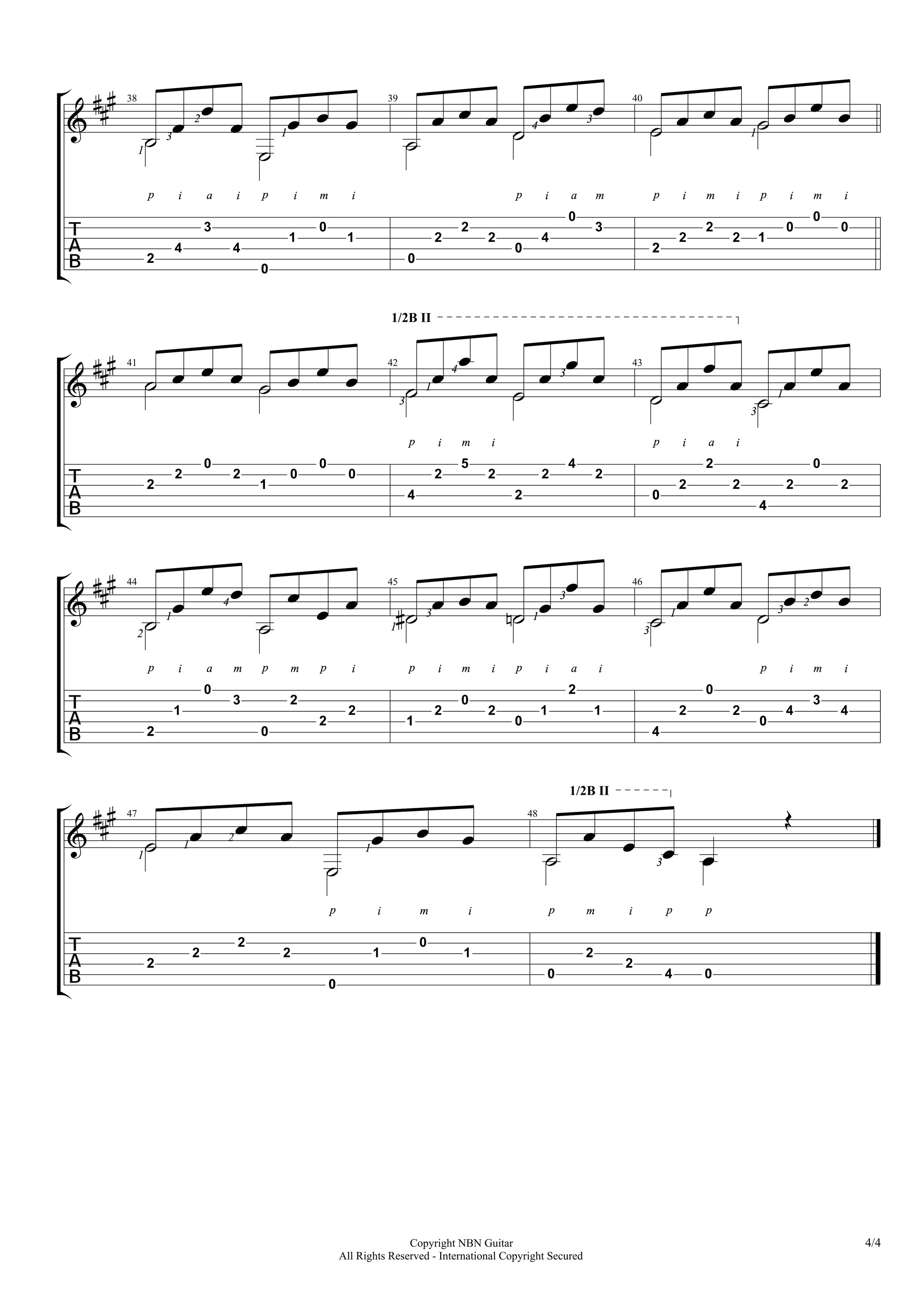 Etude No. 9, Op. 35  - Sor(Sheet Music & Tabs)-p6.jpg