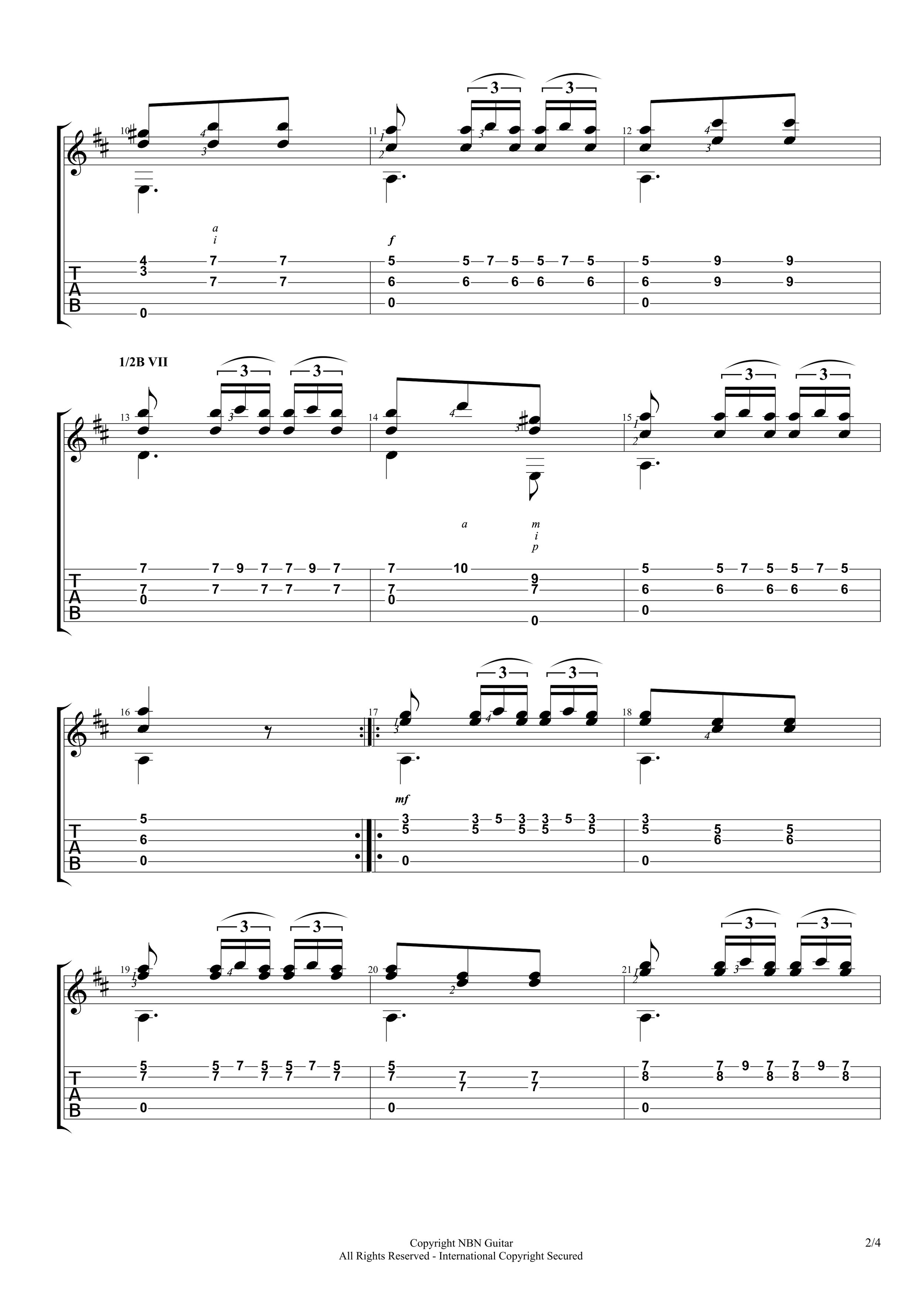 Etude No. 10, Op. 60 - Carcassi (Sheet Music & Tabs)-p4.jpg