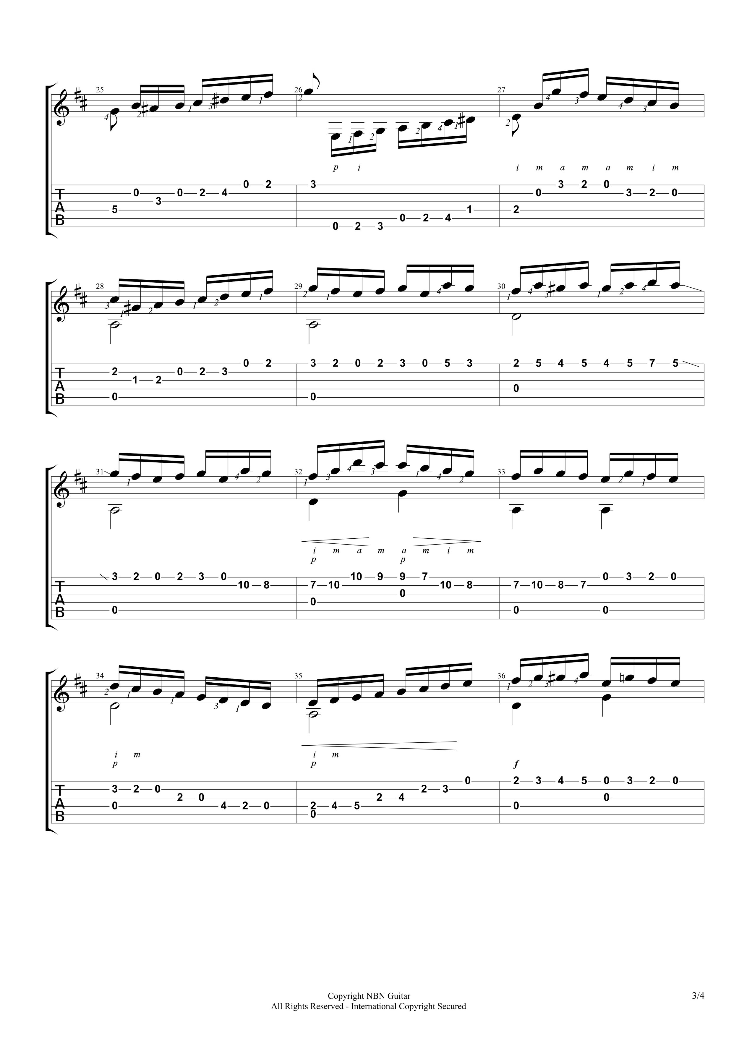 Etude No. 14, Op. 60 - Carcassi (Sheet Music & Tabs)-p5.jpg