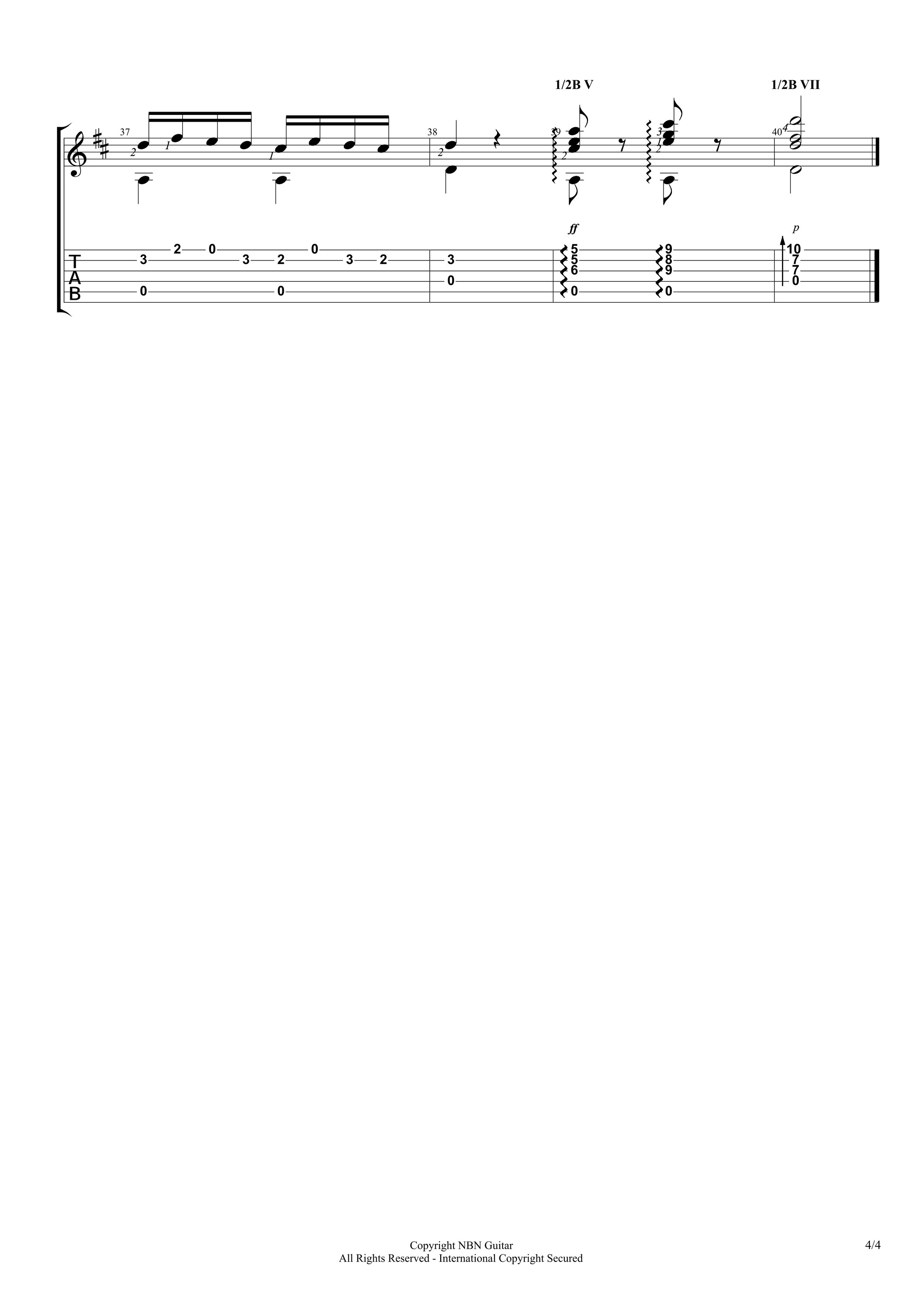 Etude No. 14, Op. 60 - Carcassi (Sheet Music & Tabs)-p6.jpg