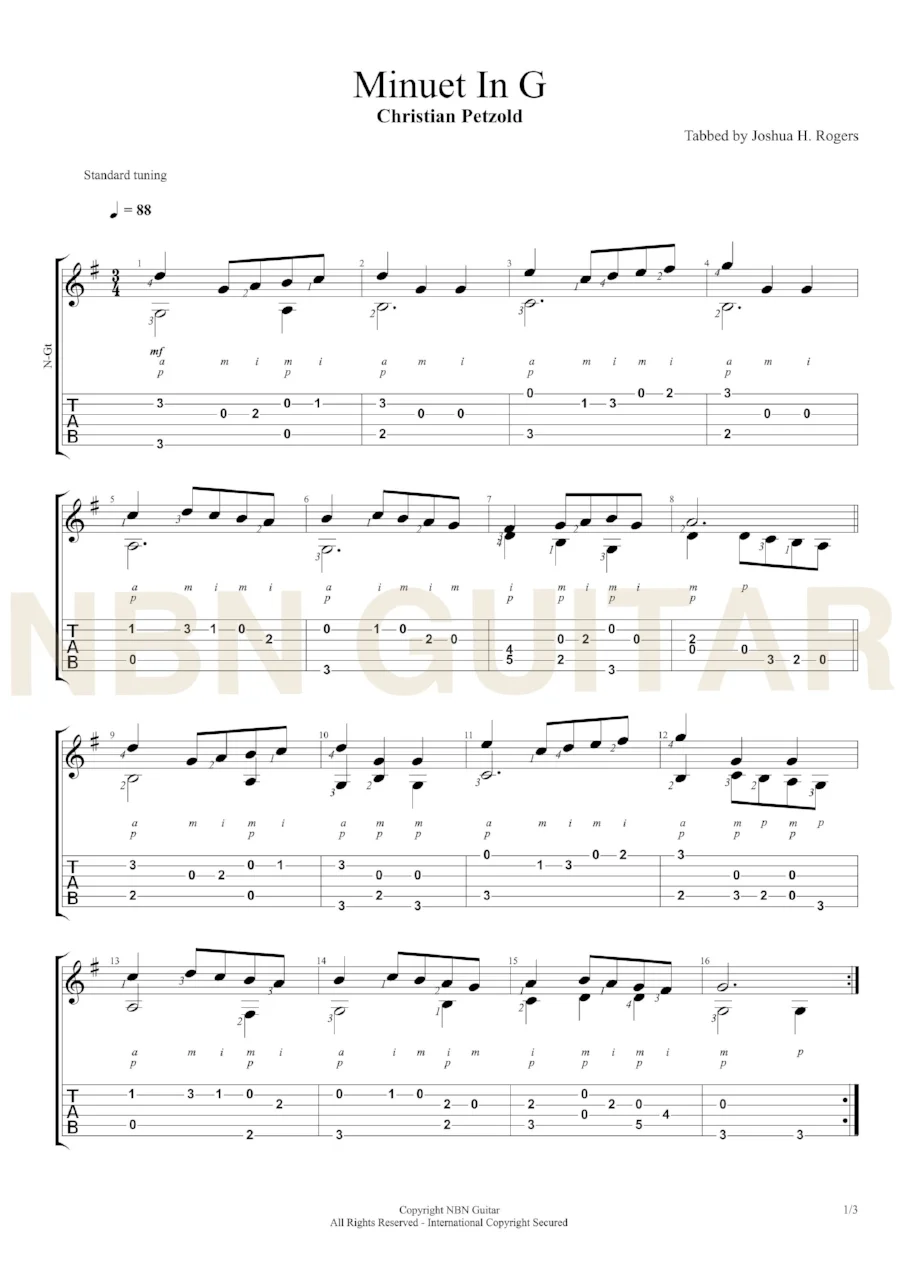 Minuet in G (Sheet Music & Tabs)-p3.jpg