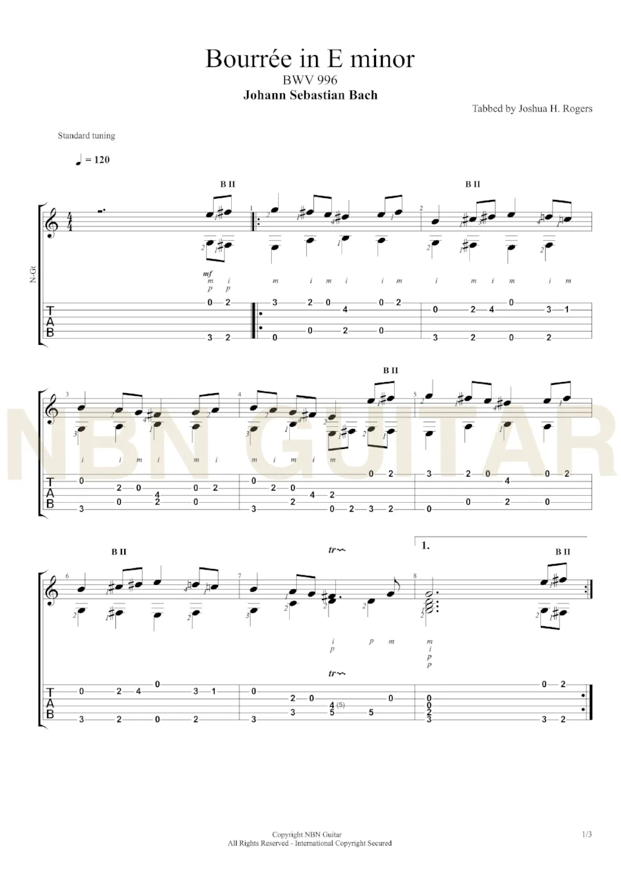 Bourrée in E-minor BWV996 (Sheet Music & Tabs)-p3.jpg