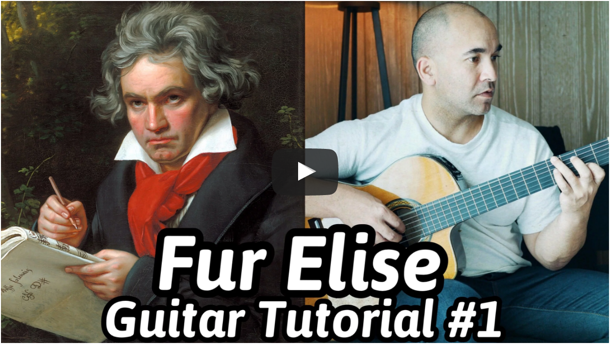 "Für Elise" - Beethoven Online Classical Guitar Video Lessons