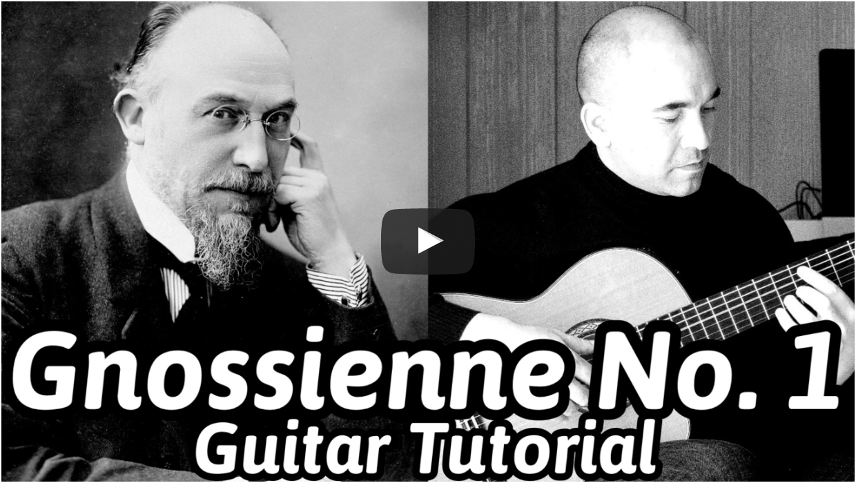 "Gnossienne No. 1" - Eric Satie Online Classical Guitar Lesson