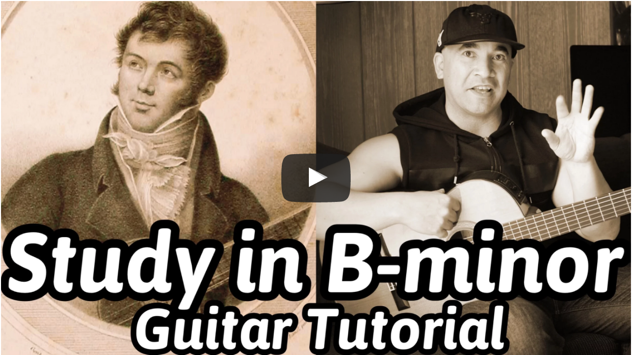 Study in B-minor - Fernando Sor Online Classical Guitar Lesson