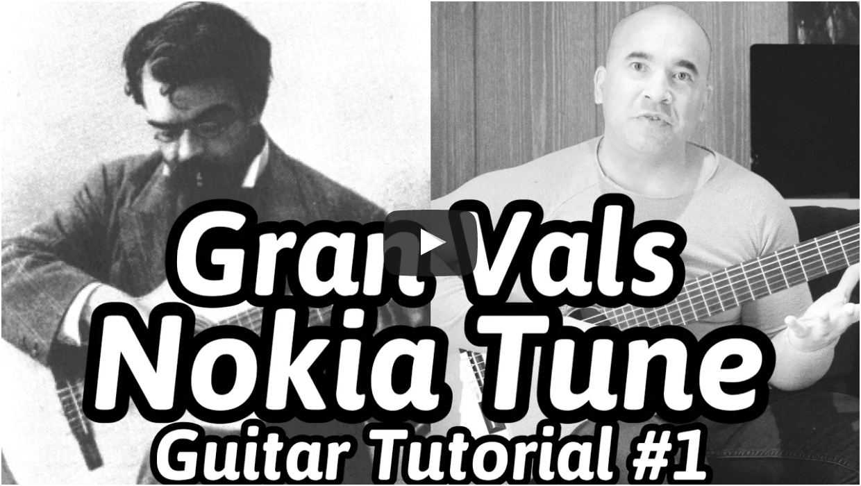Gran Vals 'The Nokia Ring Tone' - Online Classical Guitar Lesson