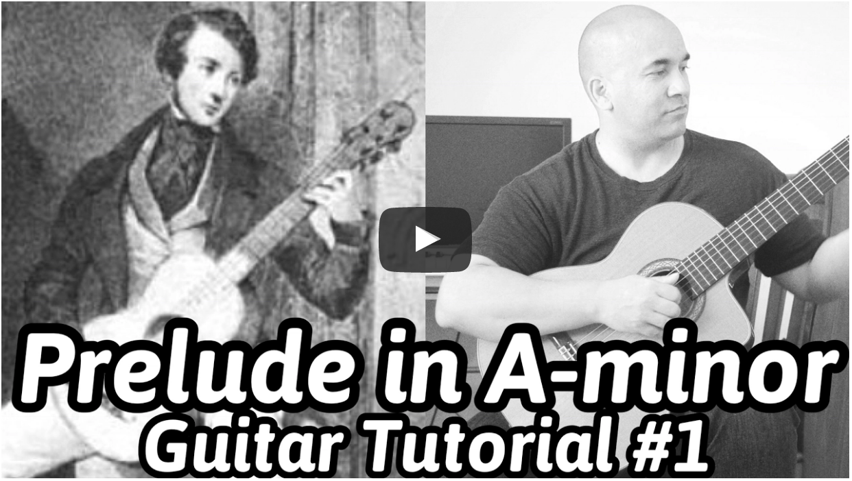 Prelude in A-minor - Matteo Carcassi Online Classical Guitar Lessons