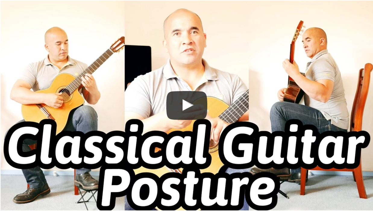 Classical Guitar Lessons < Posture > Free Classical Guitar Tabs