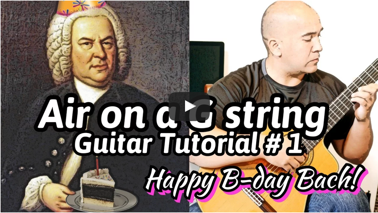 Air on a G String Online Classical Guitar Lesson