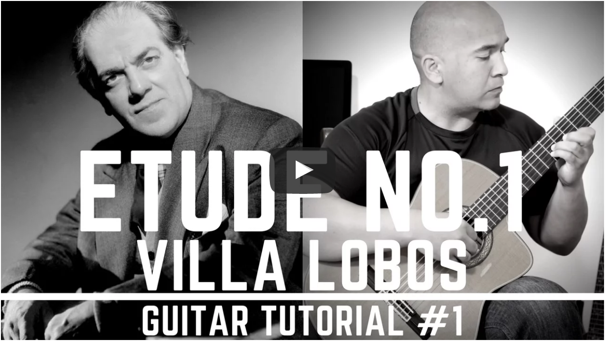 Etude No. 1 Online Classical Guitar Lesson