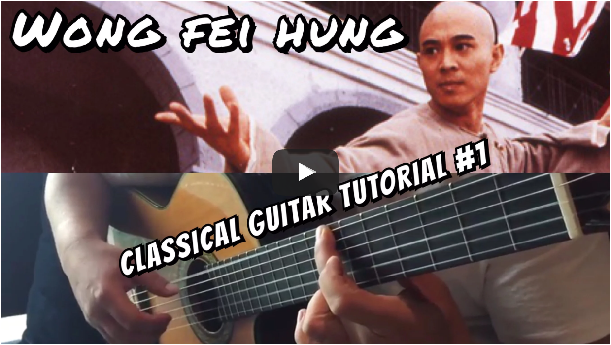 Once Upon A Time In China - Online Classical Guitar Lessons