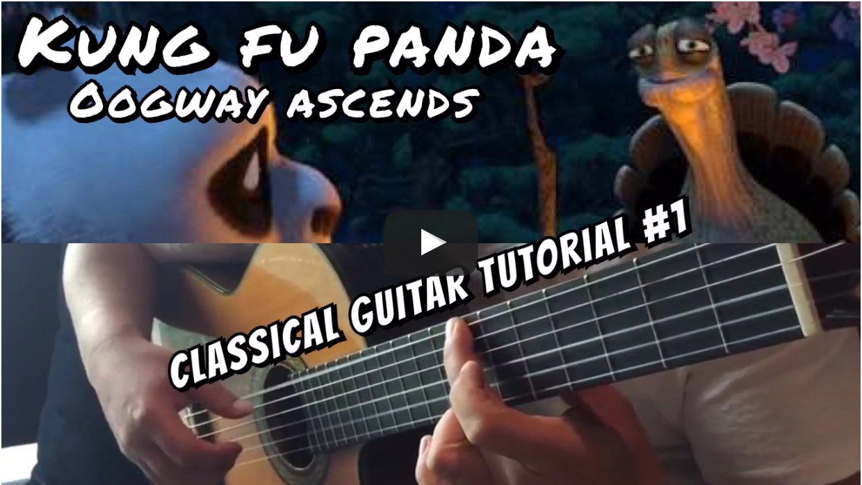 Oogway Ascends - Online Acoustic Guitar Tutorial
