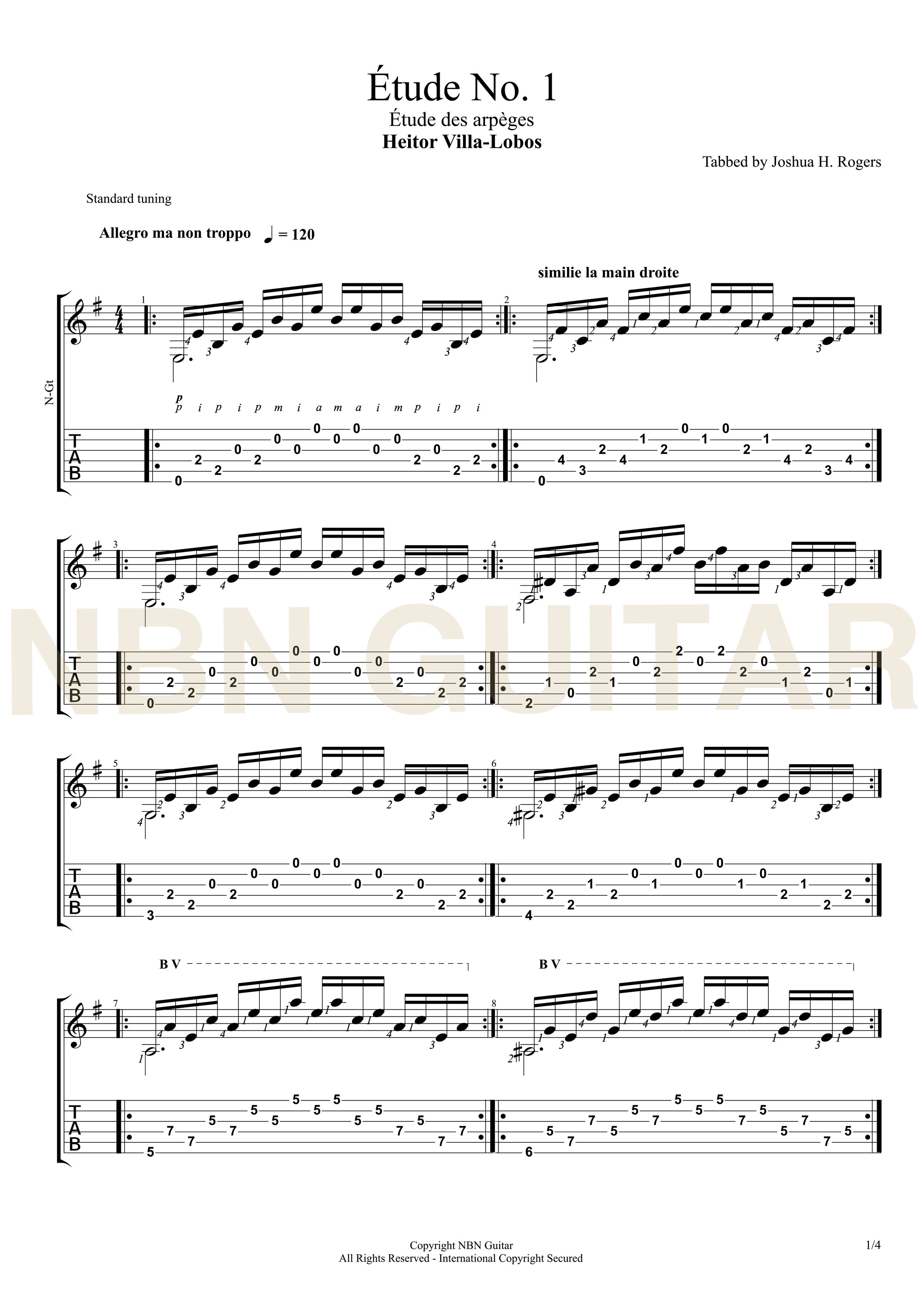 Etude No. 1 - Heitor Villa Lobos (Sheet Music & Tabs)-p3.jpg